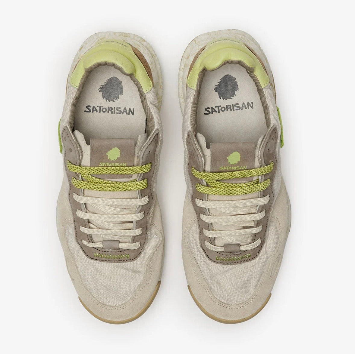 SATORISAN SNEAKERS CHACRONA LINEN CHANTILLY CREAM