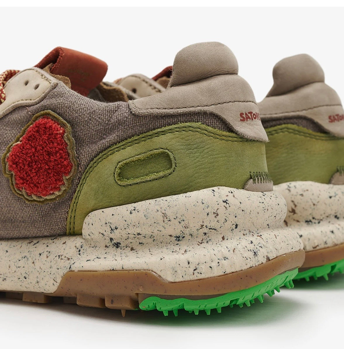 SATORISAN SNEAKERS CHACRONA LINEN FADED CHESTNUT