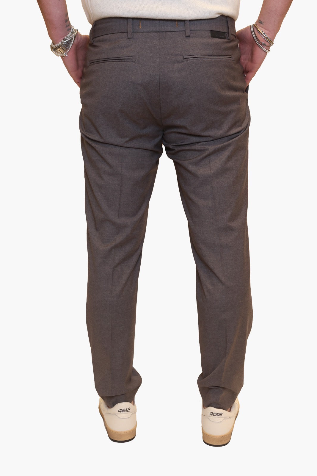 BONHEUR PANTALONE KYOTO GRIGIO