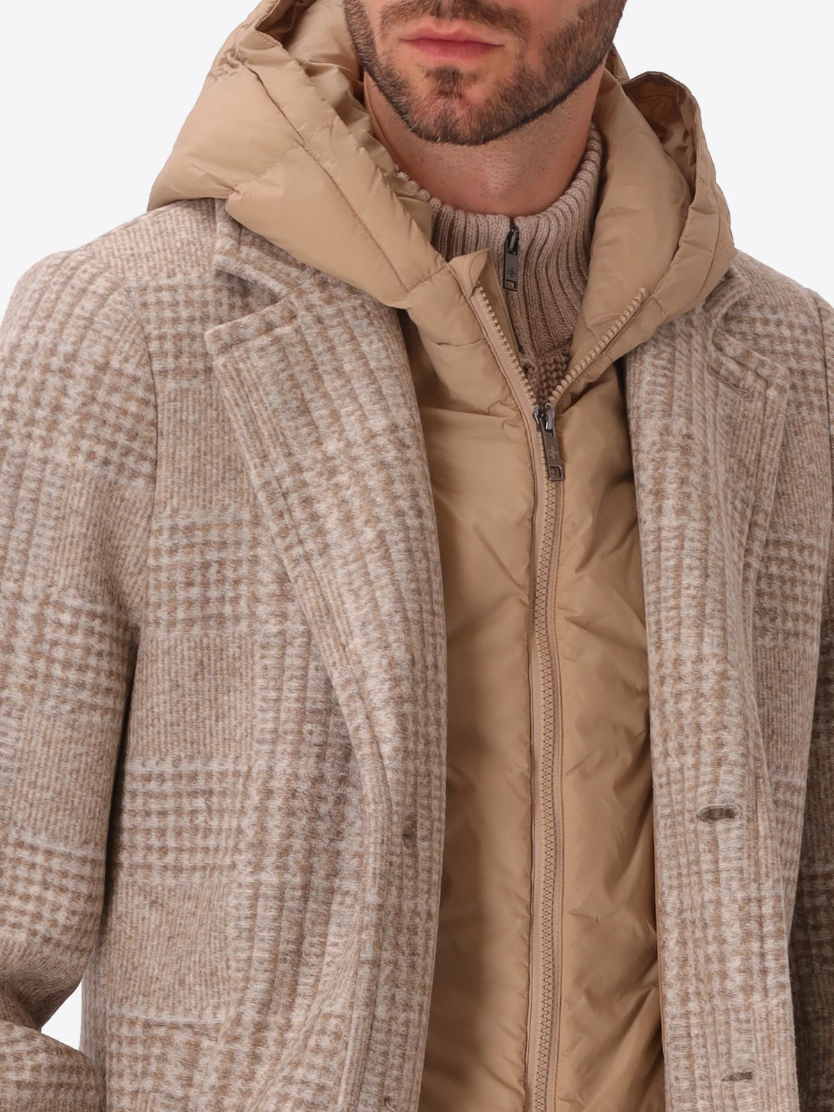 DISTRETTO 12 CAPPOTTO H.CHEST COAT BORGHESE BEIGE