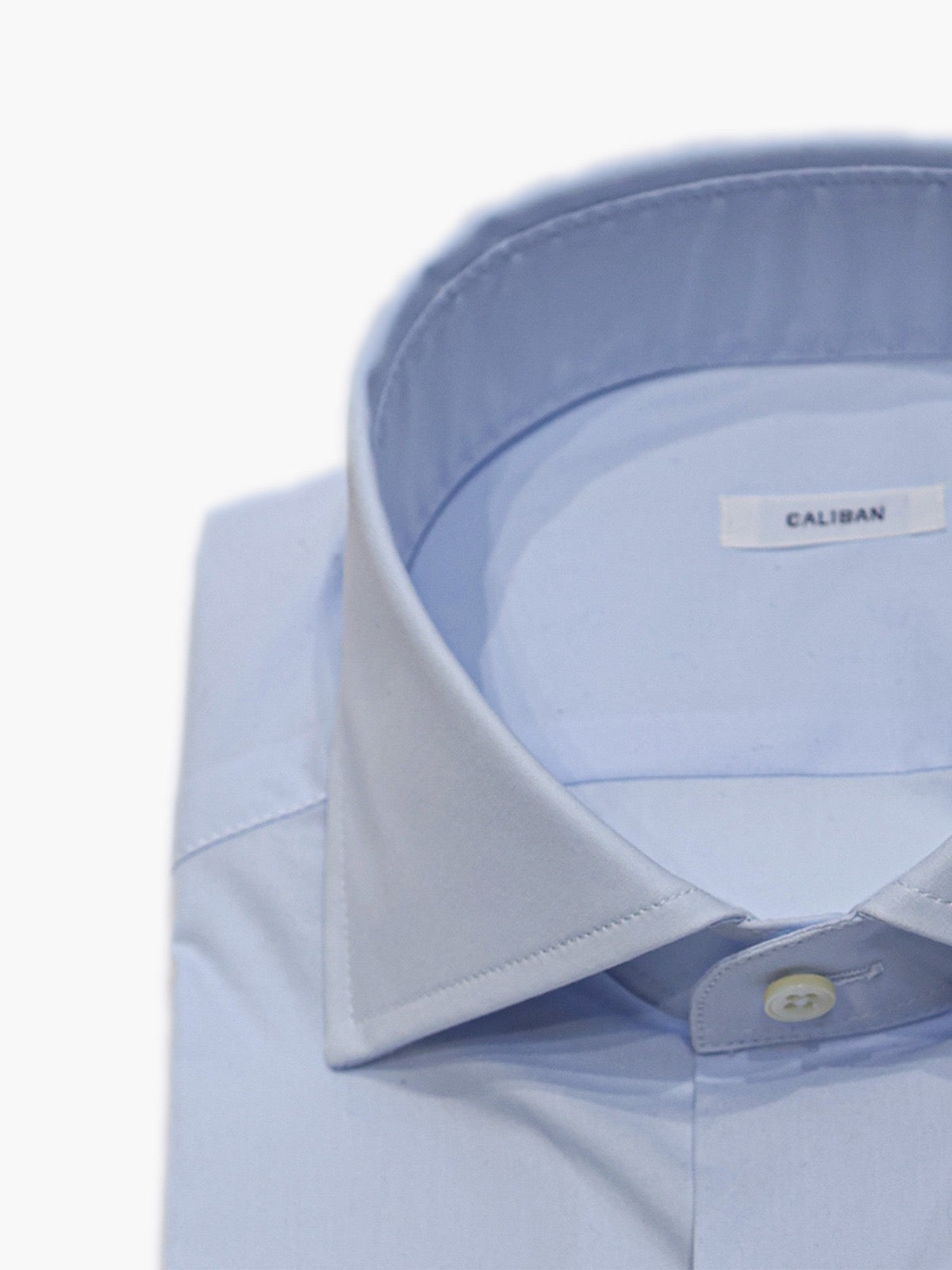 CALIBAN CAMICIA IN COTONE CELESTE