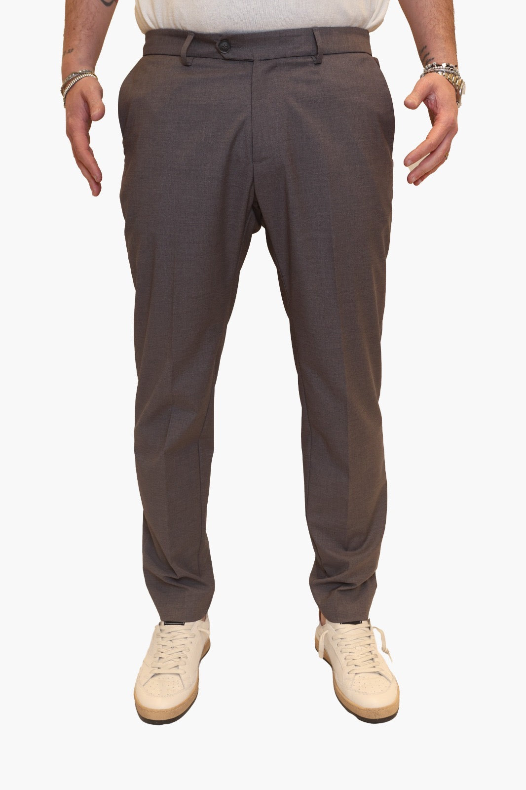BONHEUR PANTALONE KYOTO GRIGIO