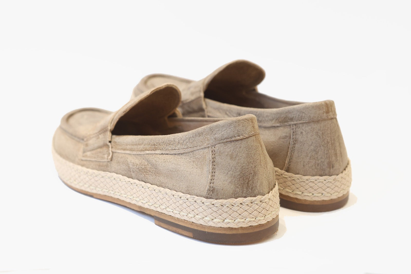 JP DAVID MOCASSINO PRESTON IN CAMOSCIO VEGETALE BEIGE