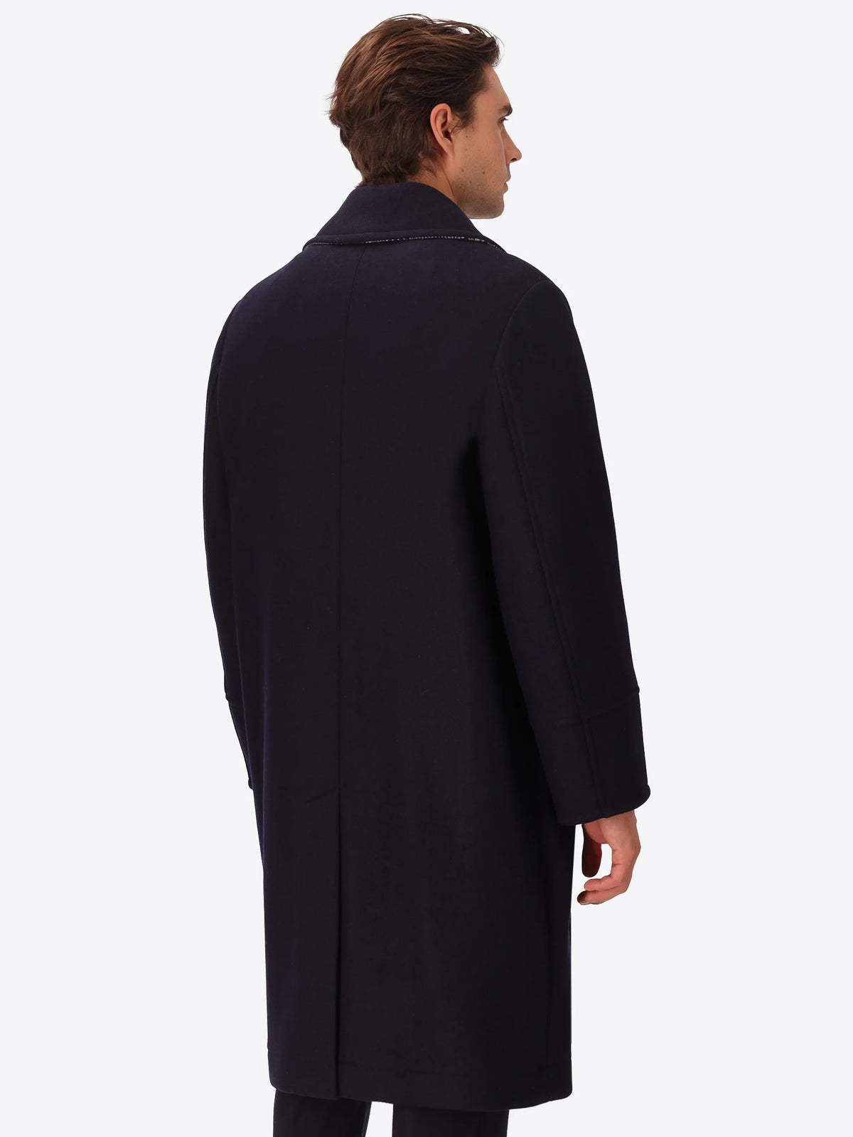 DISTRETTO 12 CAPPOTTO D.B. OVER COAT MIRO' BLU