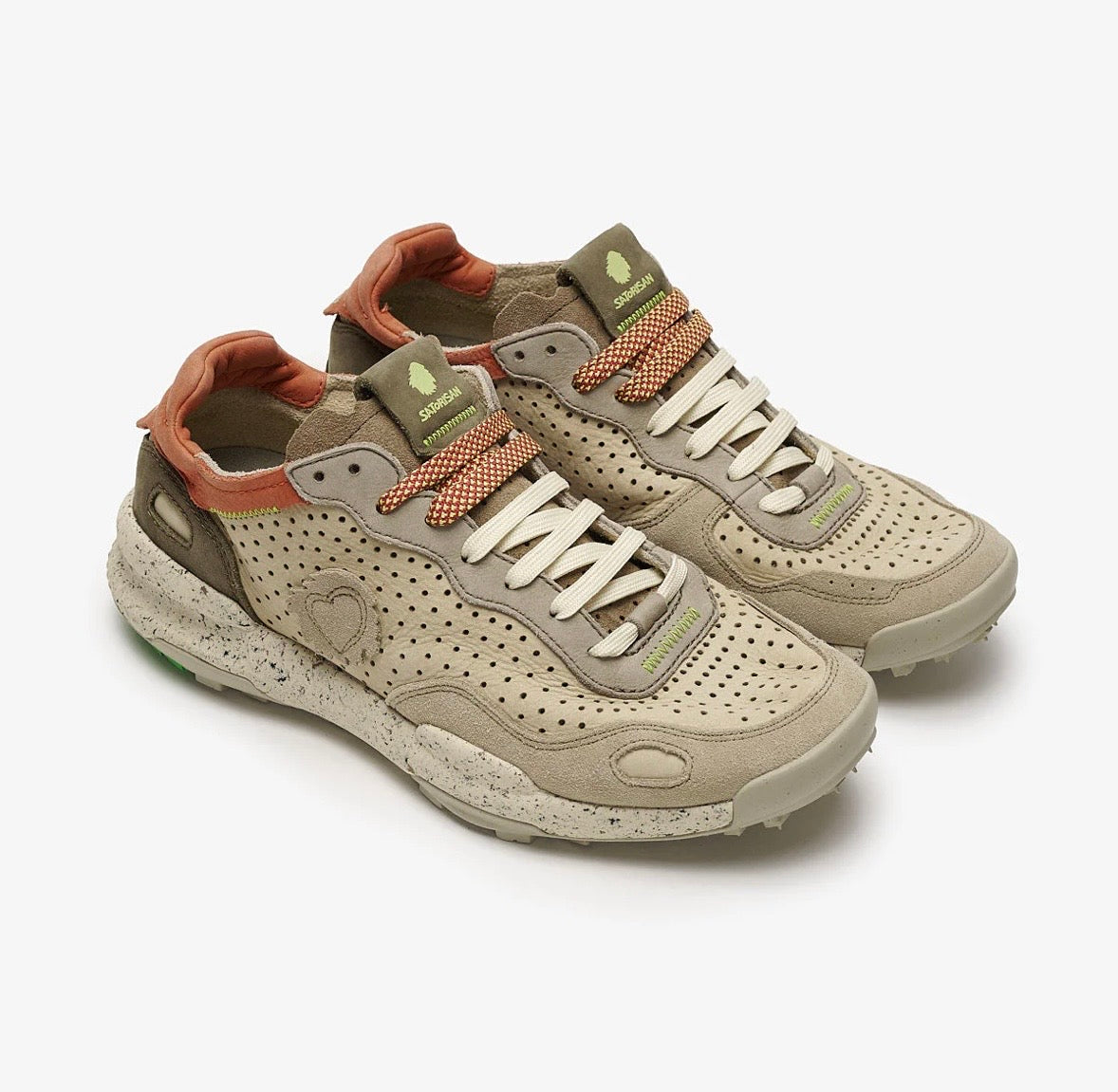 SATORISAN SNEAKERS CHACRONA PREMIUM LASER STRING BEIGE