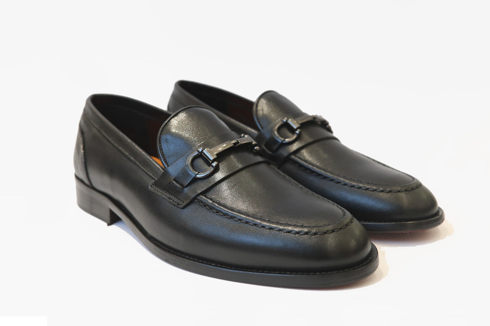 PRIMO EREDE MOCASSINO IN PELLE NERO