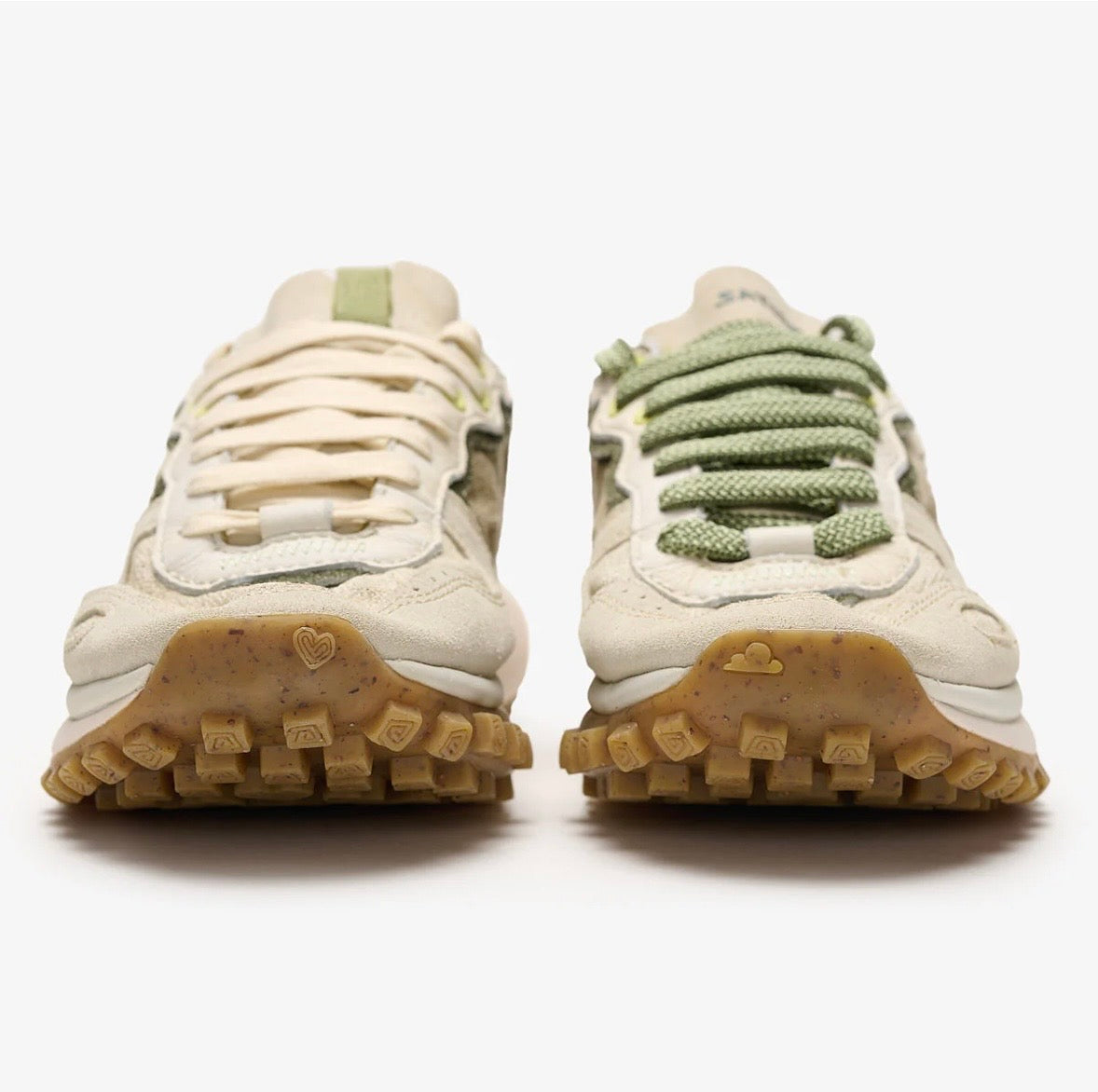 SATORISAN SNEAKERS CHACRONA METTA LINO WHITEWISP ALGUE