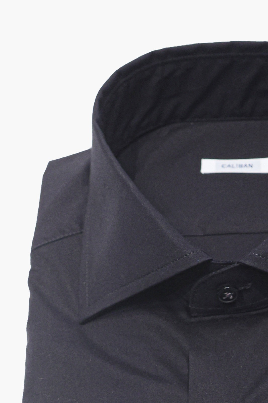 CALIBAN CAMICIA IN COTONE NERO