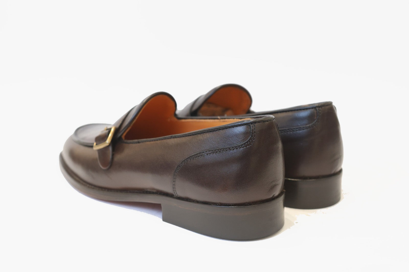 PRIMO EREDE SCARPE 1 FIBBIA IN PELLE TESTA DI MORO
