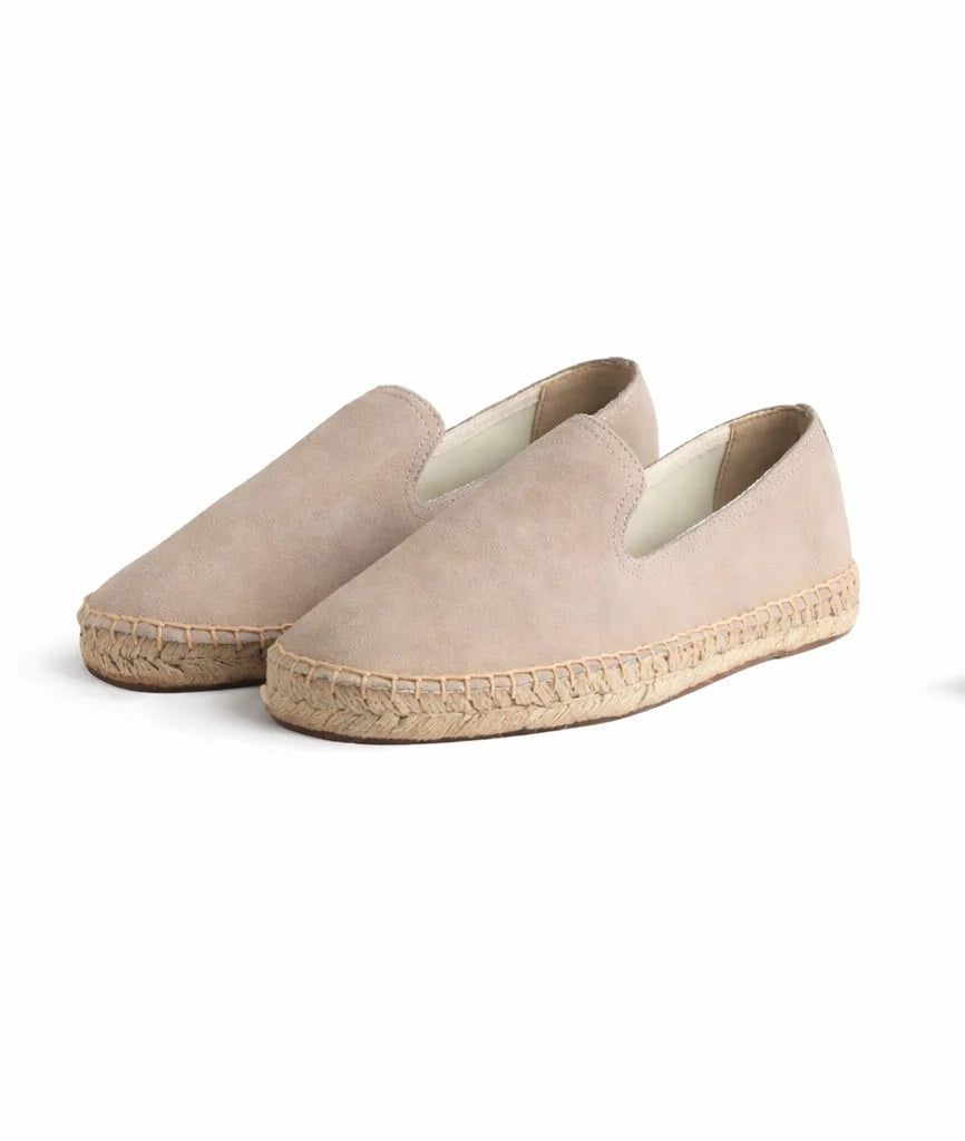 ST.TROPEZ ESPADRILLAS IN PELLE SCAMOSCIATA BEIGE