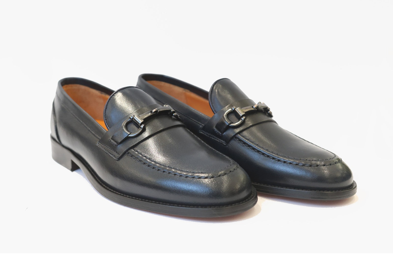 PRIMO EREDE MOCASSINO IN PELLE BLU NAVY