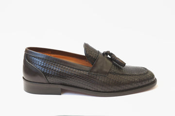 PRIMO EREDE MOCASSINO CON NAPPINE IN PELLE TESTA DI MORO