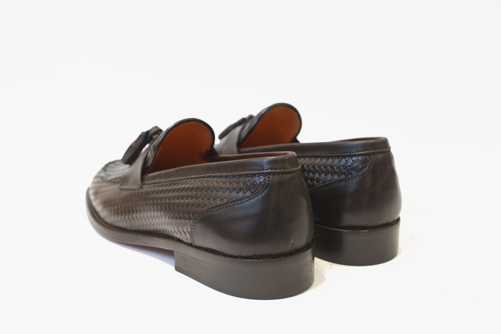 PRIMO EREDE MOCASSINO CON NAPPINE IN PELLE TESTA DI MORO