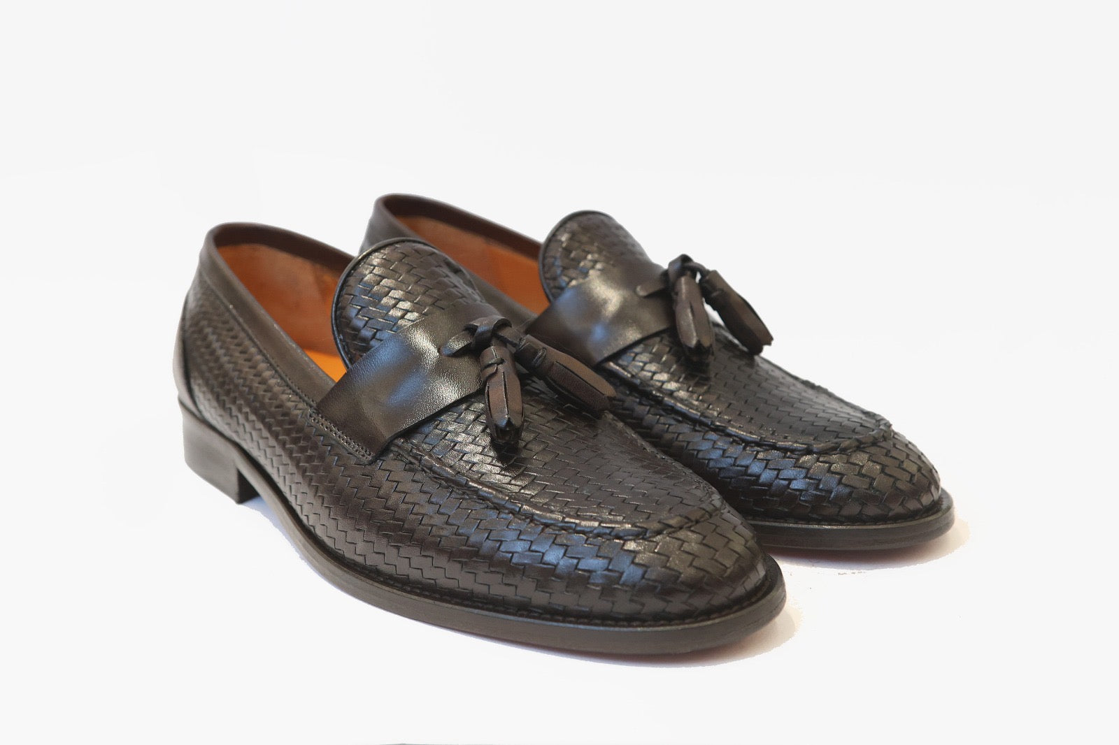 PRIMO EREDE MOCASSINO CON NAPPINE IN PELLE TESTA DI MORO