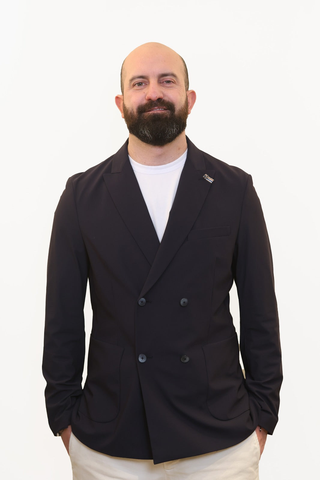 DISTRETTO 12 GIACCA DOPPIOPETTO HIGH PERFORMANCE H.P.BLU