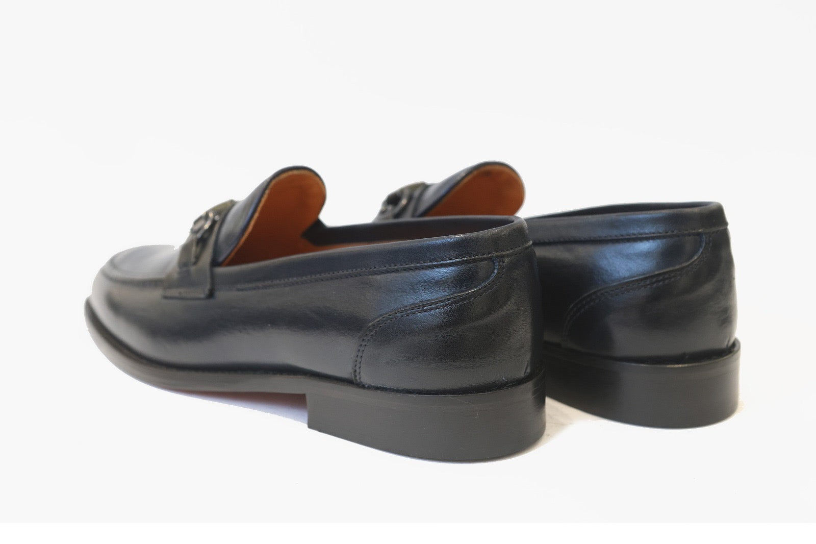 PRIMO EREDE MOCASSINO IN PELLE BLU NAVY