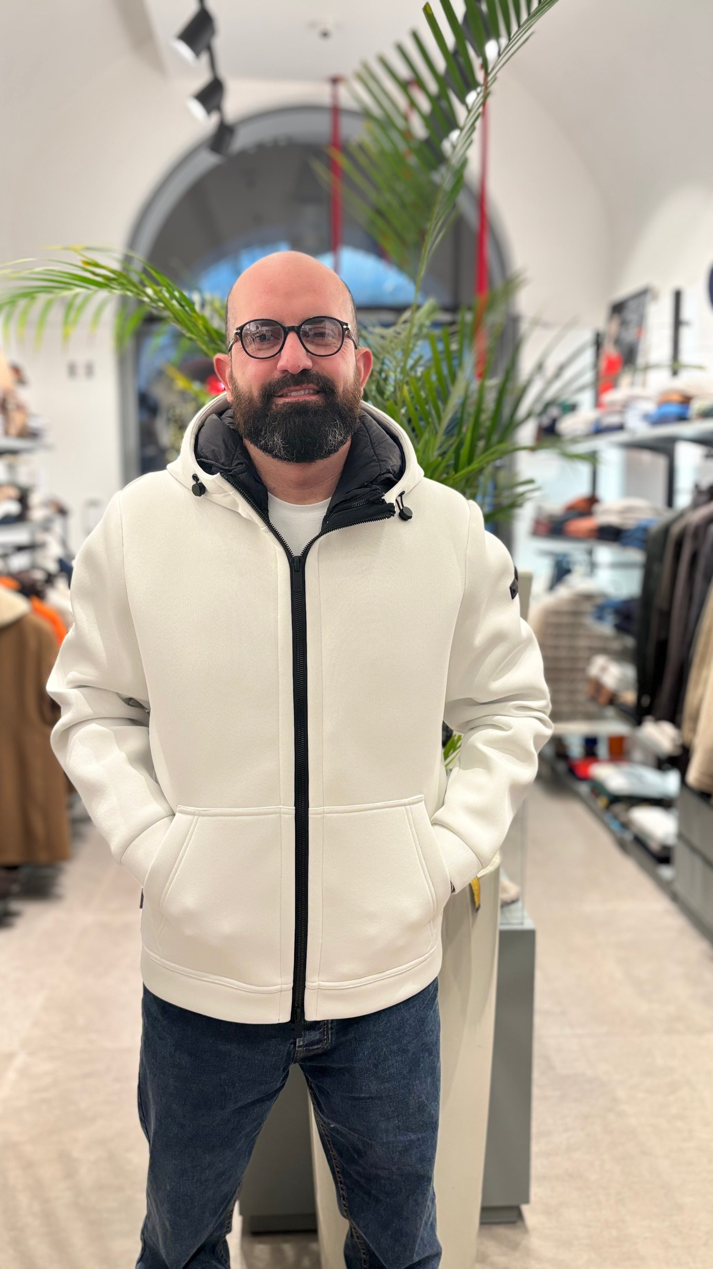 UNITY GIUBBOTTO BORN BIANCO