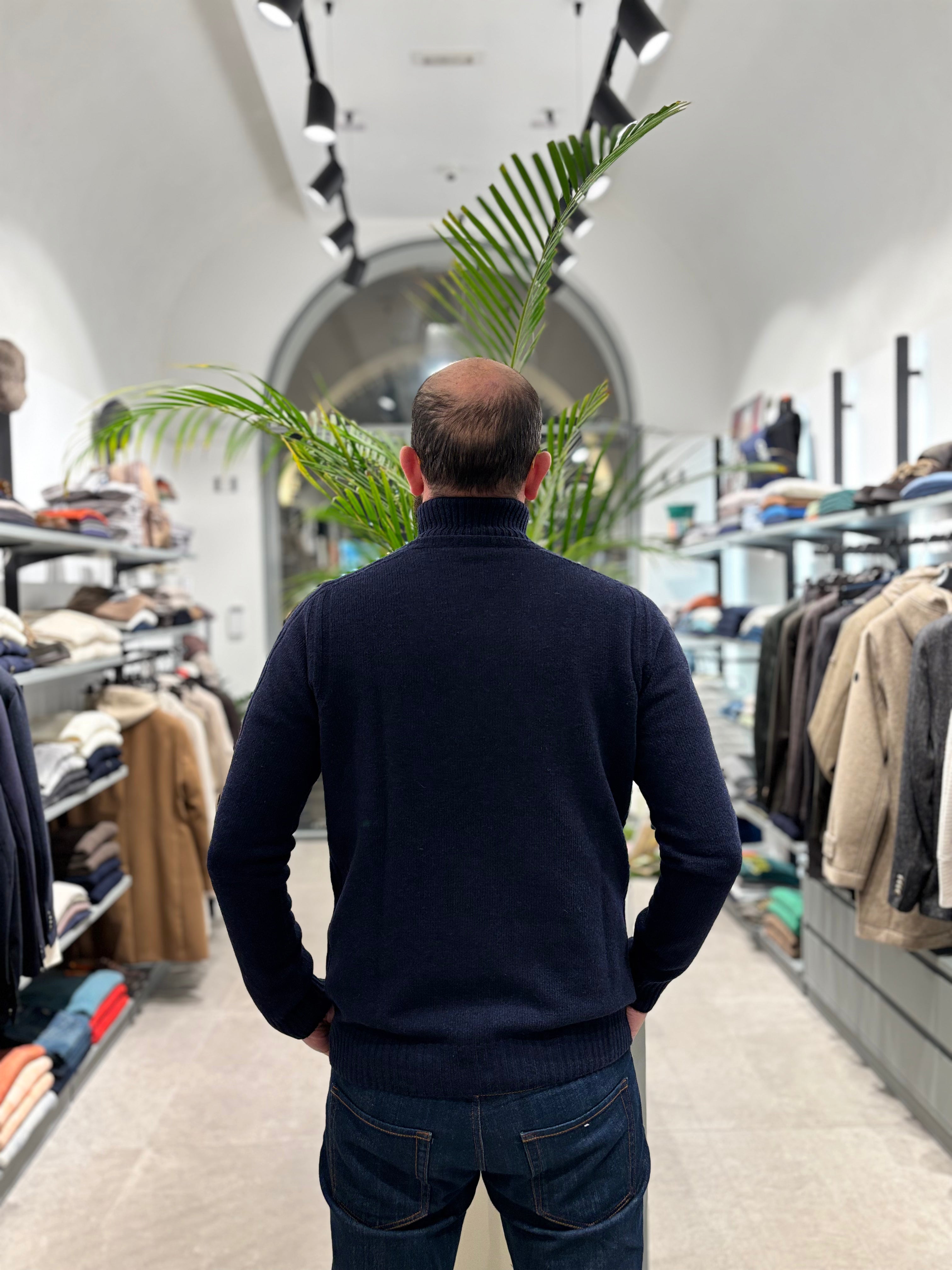 RETOIS DOLCEVITA IN LANA BLU