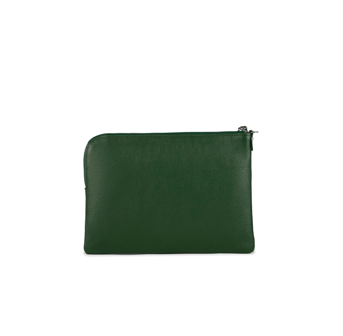 ALBERTO LUTI POCHETTE PELLE VERDE BOSCO