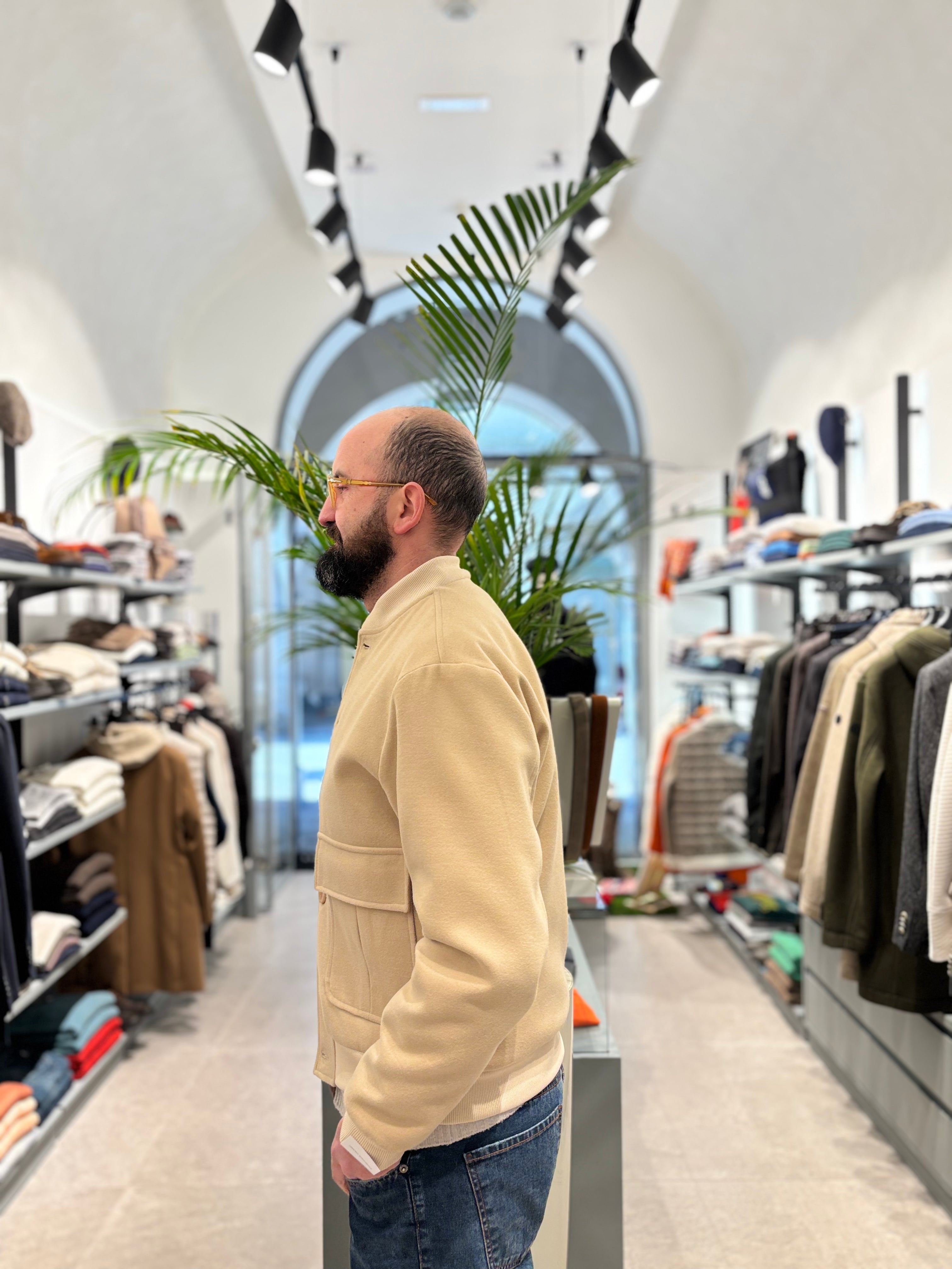 OFFICINA SARTORIALE BOMBER BEIGE