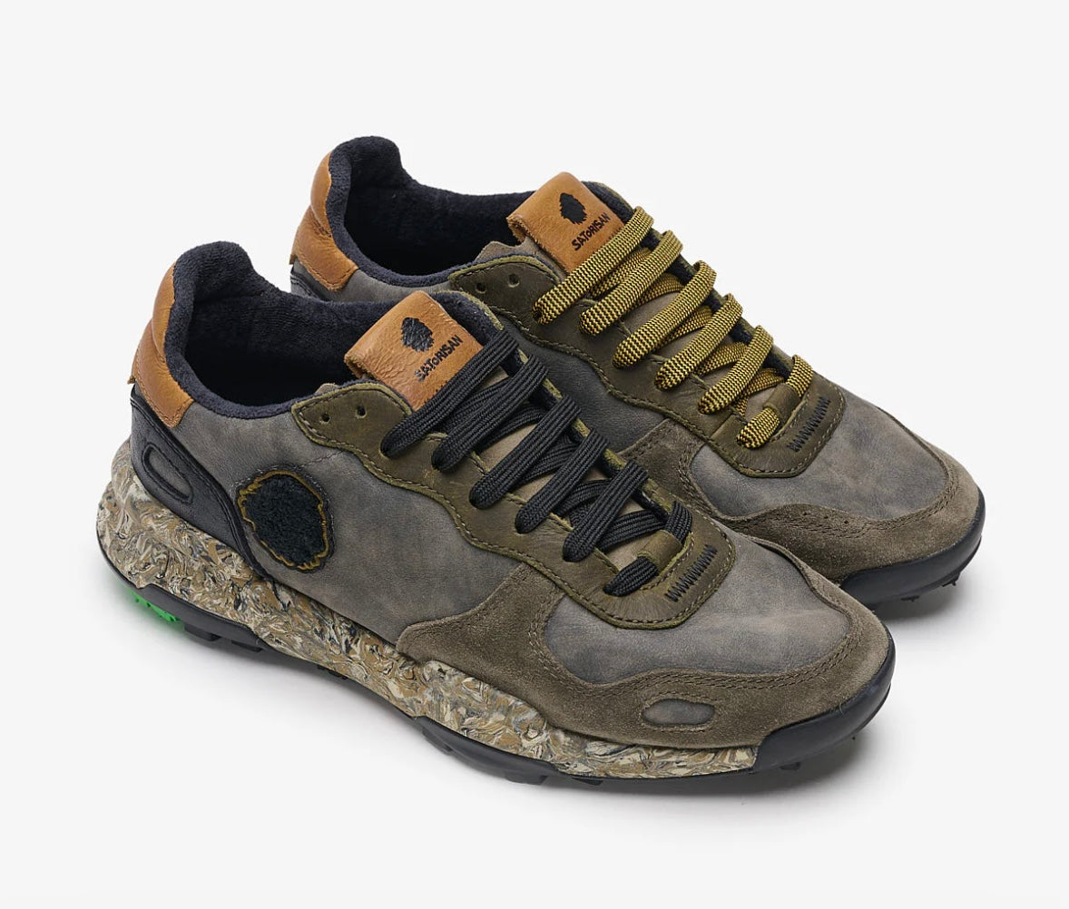 SATORISAN SNEAKERS CHACHRONA PREMIUM KHAKIES BLACK