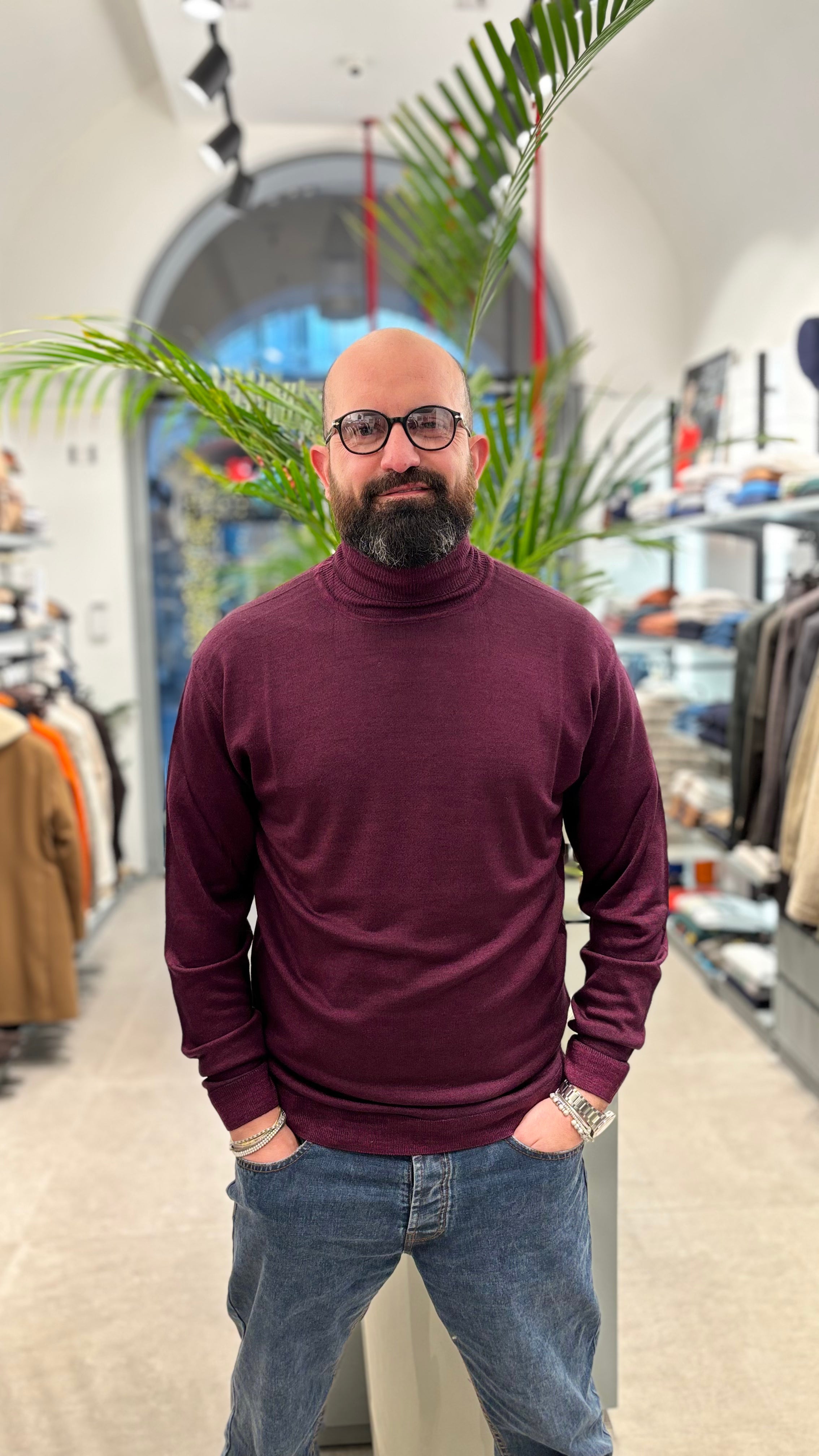 WOOL&CO DOLCEVITA IN LANA MERINO EXTRAFINE OLD BORDEAUX
