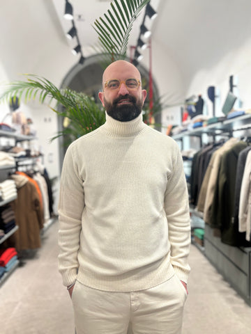 RETOIS DOLCEVITA IN LANA BIANCO