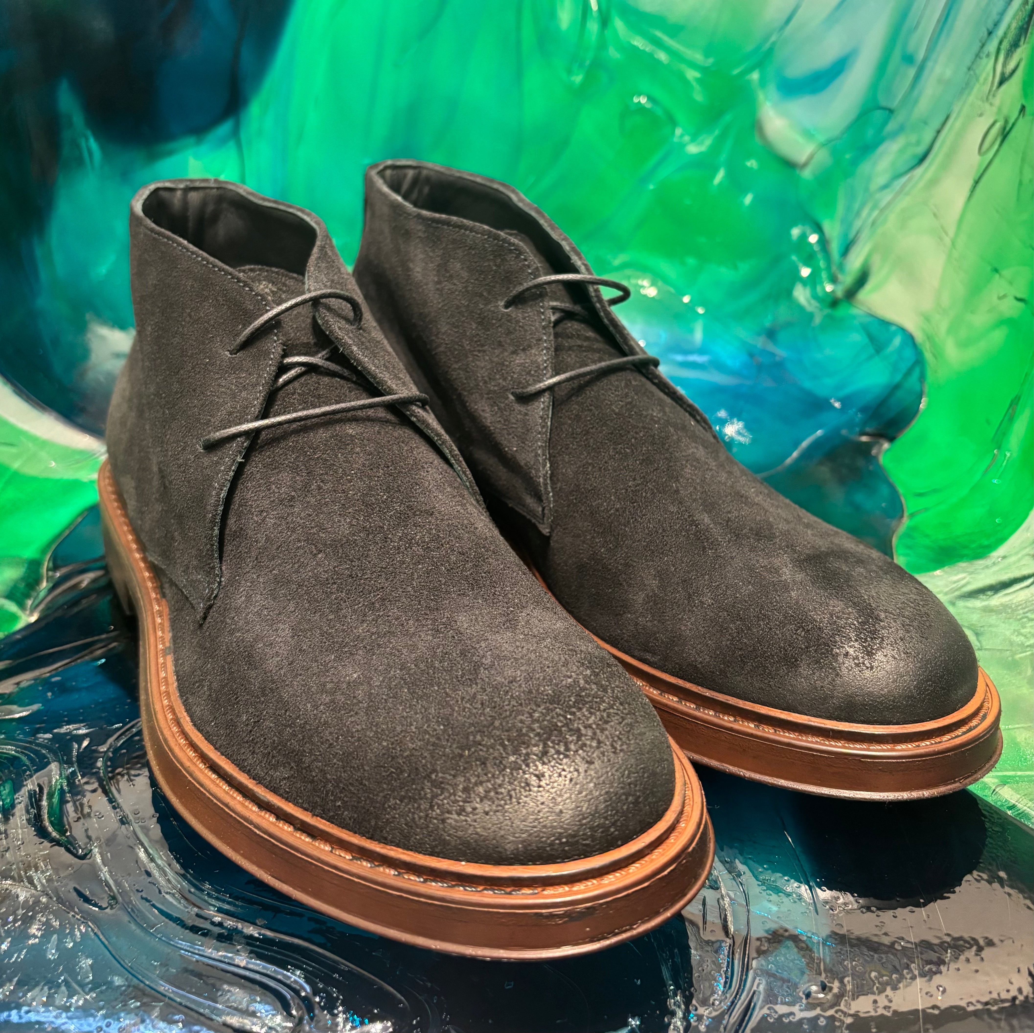 F.LLI RENNELLA POLACCHINI CAMOSCIO BLU