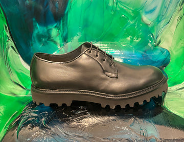 F.LLI RENNELLA STRINGATE DERBY IN PELLE NERO