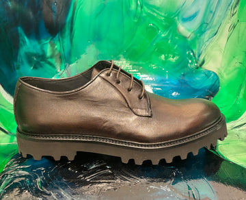 F.LLI RENNELLA STRINGATE DERBY IN PELLE MORO