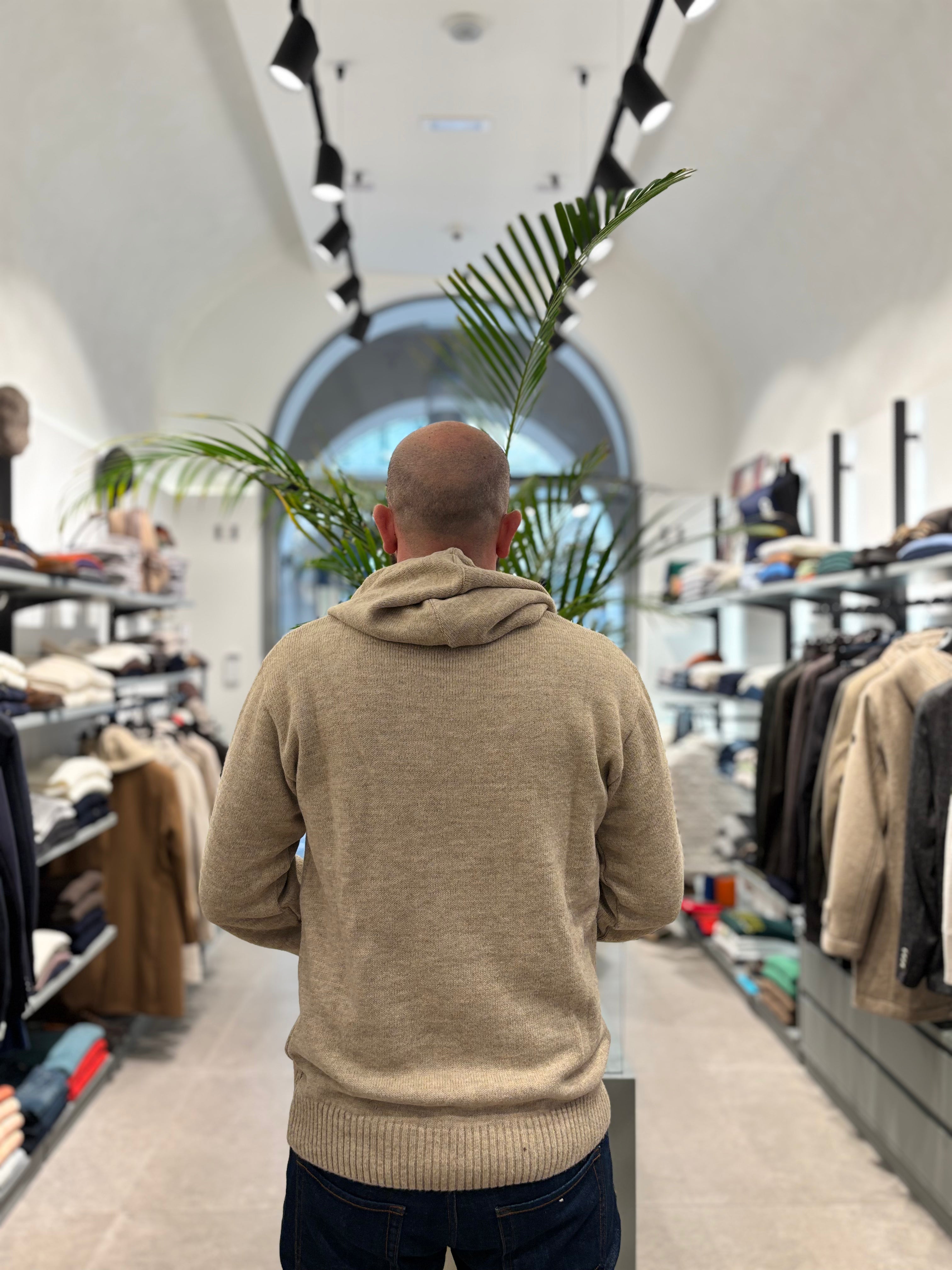 RPL FELPA IN LANA BEIGE