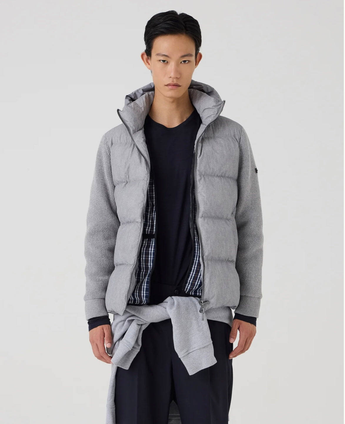UNITY GIUBBOTTO BANG GREY MELANGE