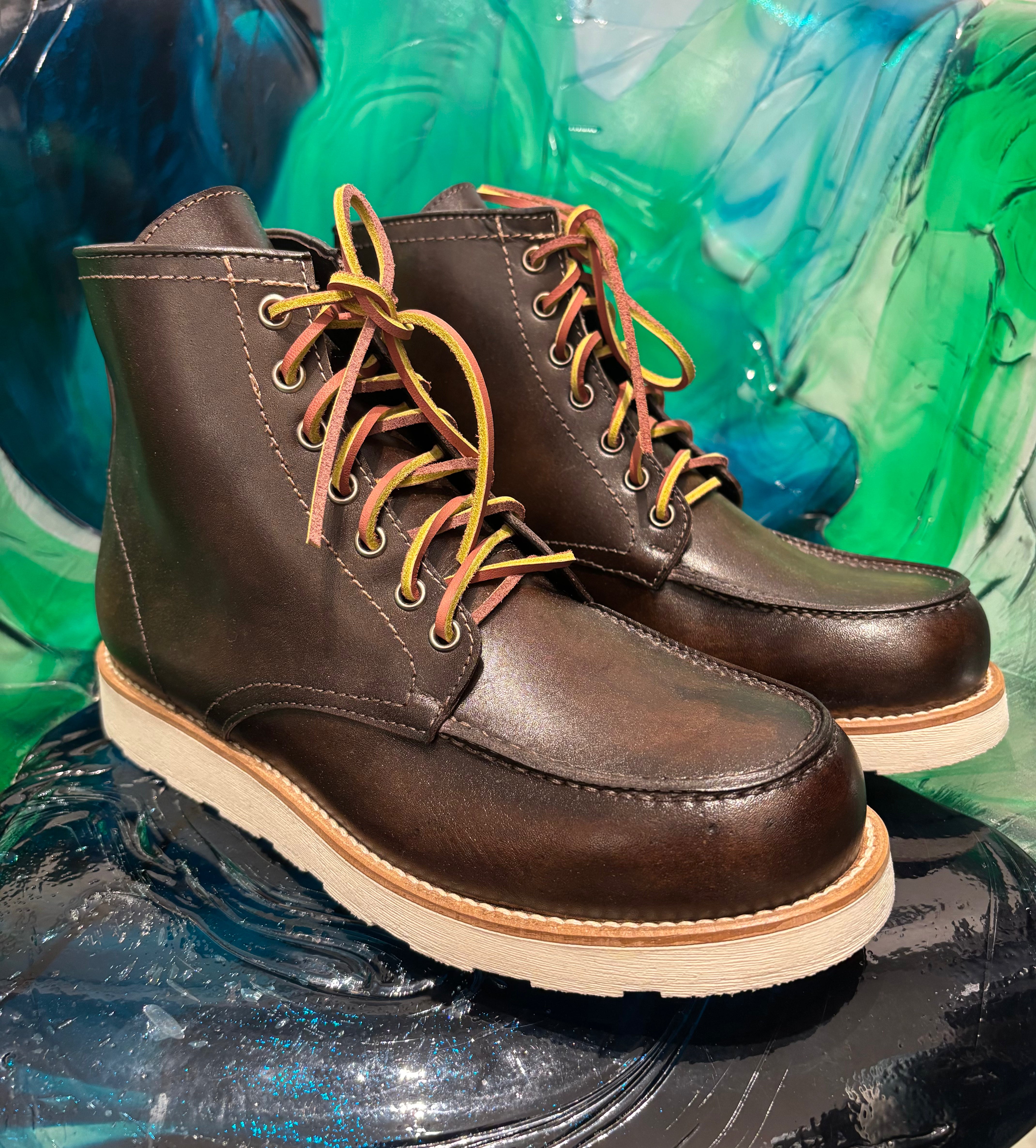 F.LLI RENNELLA STIVALETTI FONDO REDWING MORO