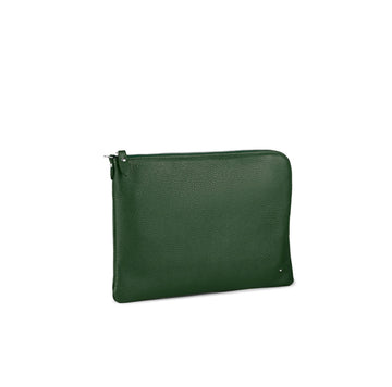 ALBERTO LUTI POCHETTE PELLE VERDE BOSCO