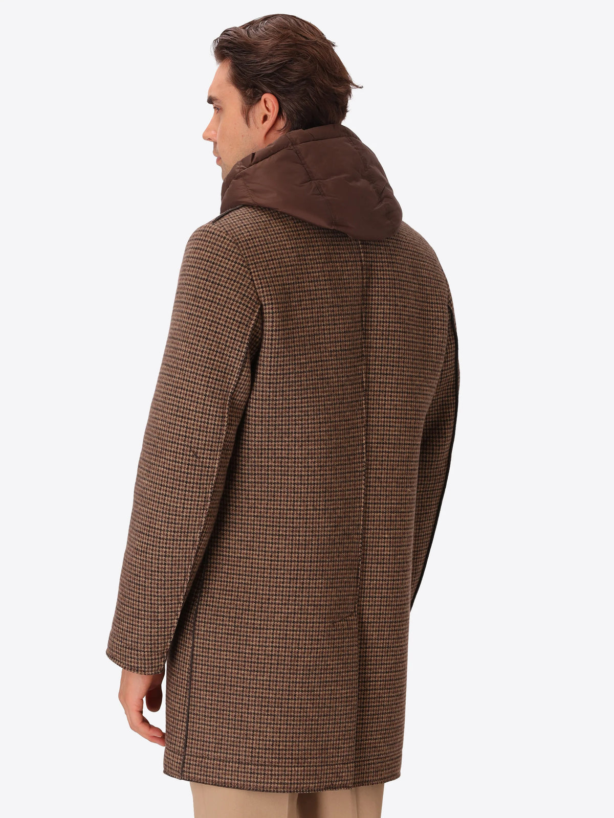 DISTRETTO 12 CAPPOTTO H.CHEST COAT RAFFAELLO MORO MICRO CHECK