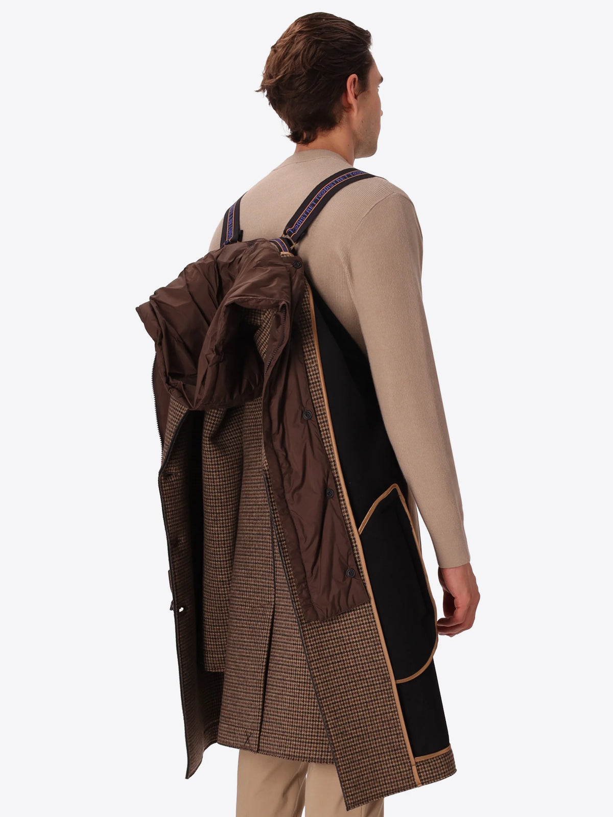 DISTRETTO 12 CAPPOTTO H.CHEST COAT RAFFAELLO MORO MICRO CHECK