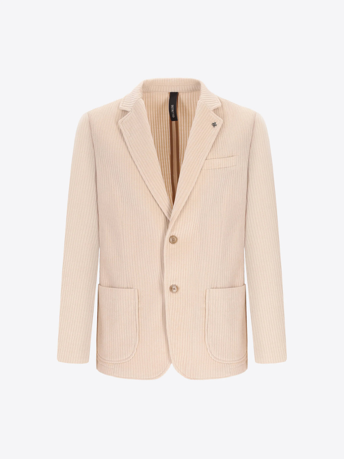 DISTRETTO 12 GIACCA H.CHEST JACKET TORINO PANNA