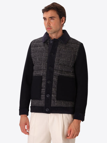 DISTRETTO 12 GIUBBOTTO JACKET URBAN GENT BLU