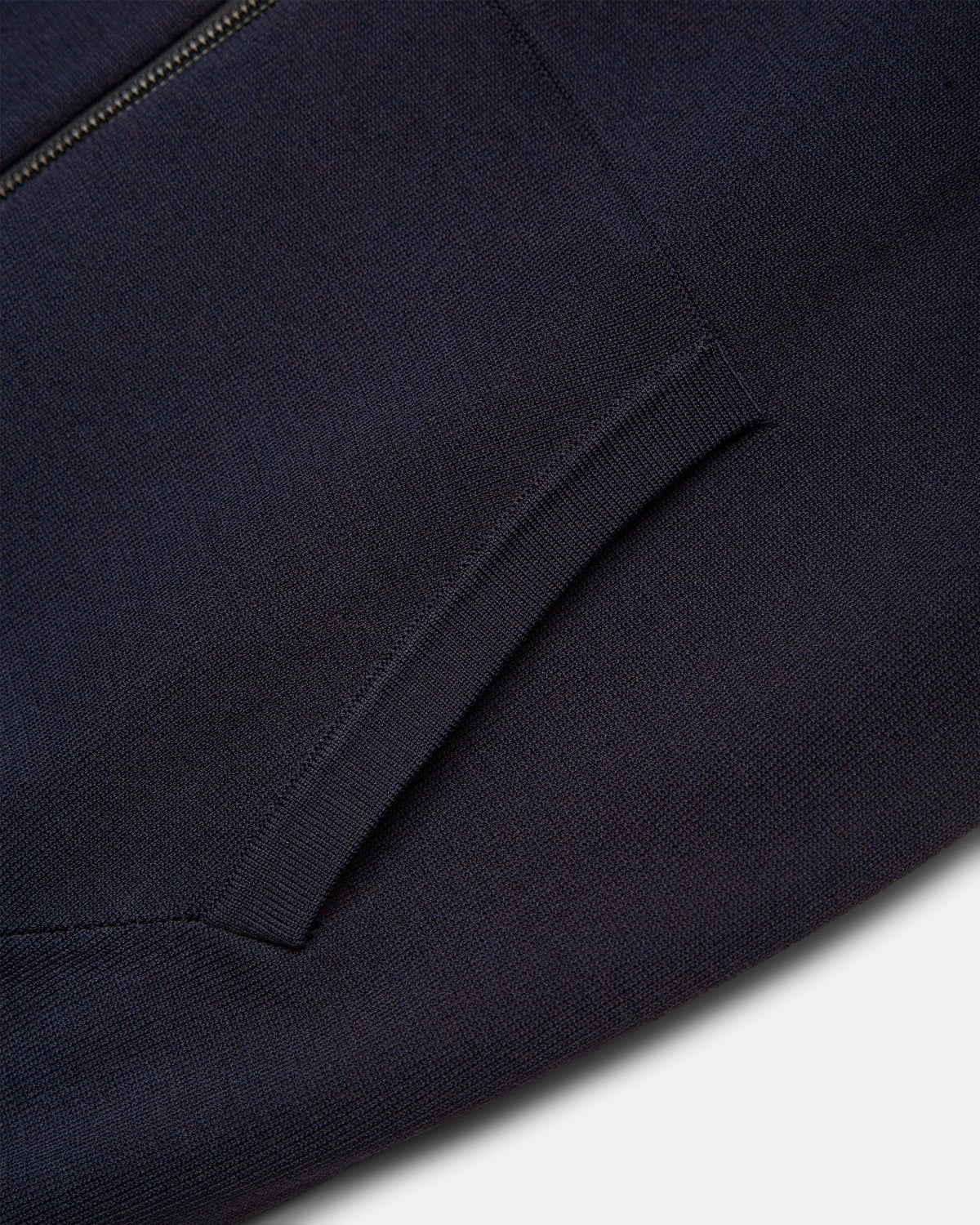 UNITY MAGLIA CON ZIP E CAPPUCCIO SUNNY BLU