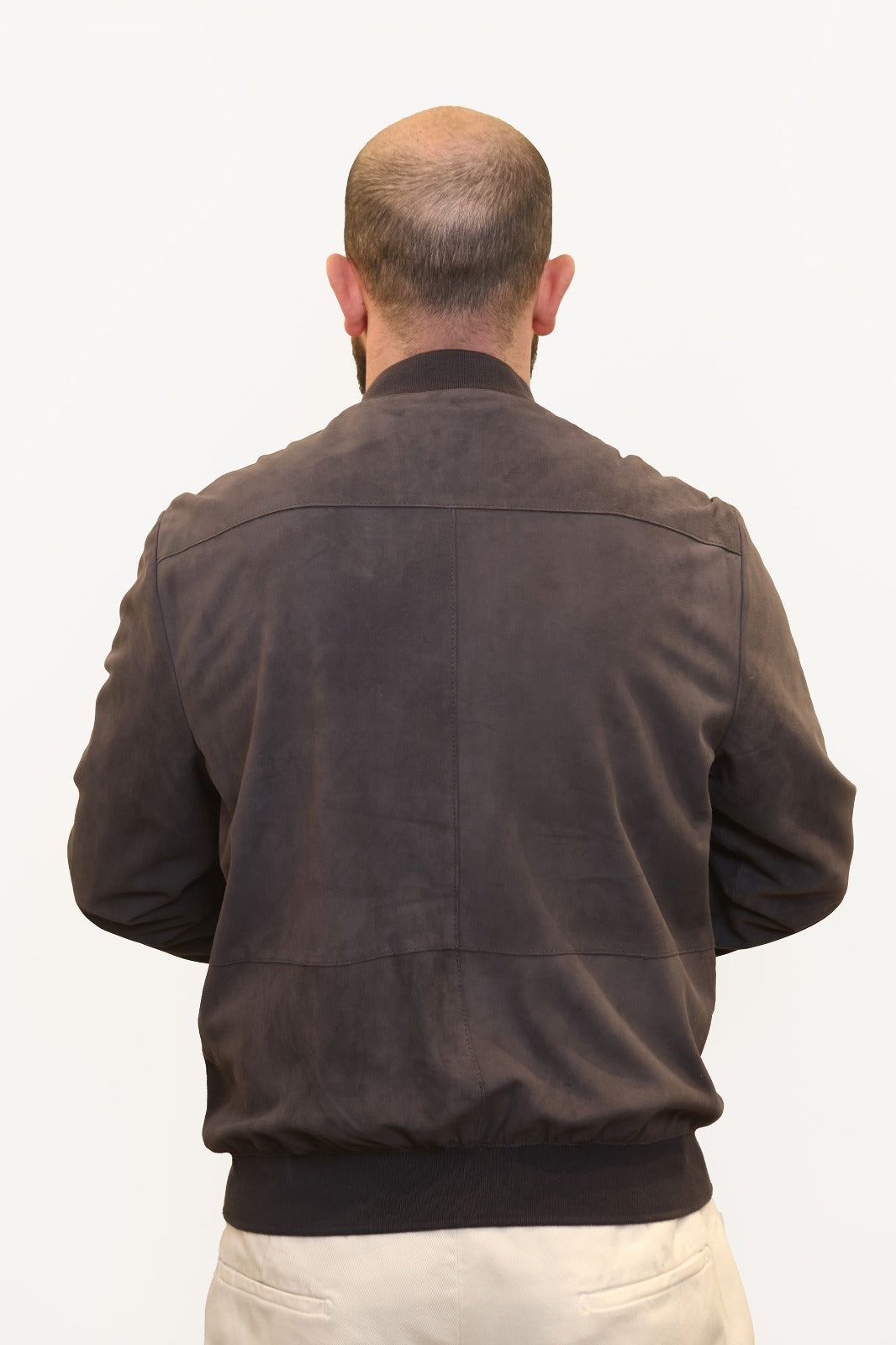 D’AMICO BOLOGNA GIUBBINO ART.HARVEY IN SUEDE GOAT GRIGIO