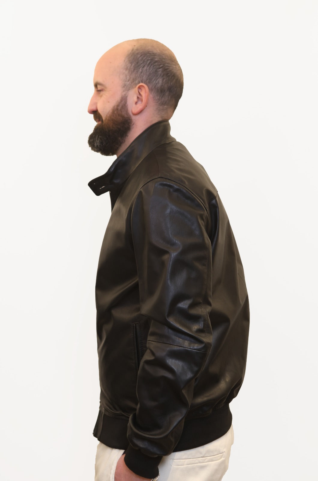 D’AMICO BOLOGNA GIUBBINO ART.MORENO IN NAPPA LAMB NERO