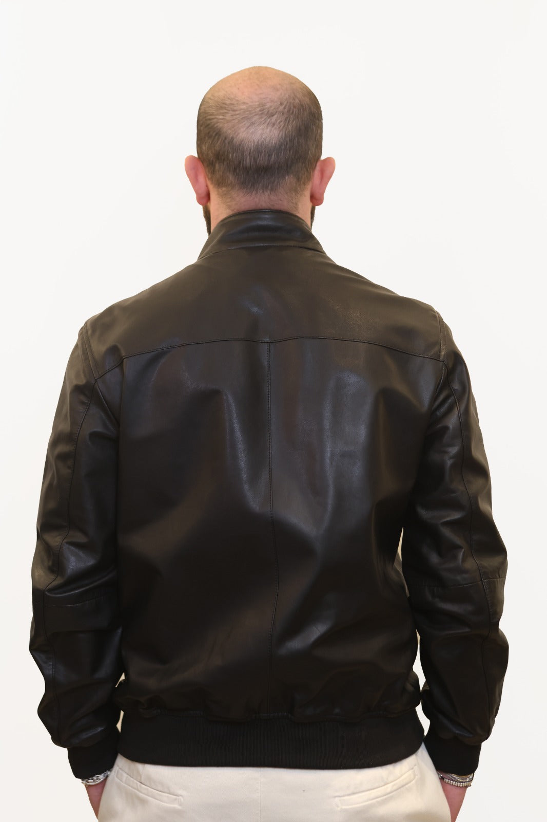D’AMICO BOLOGNA GIUBBINO ART.MORENO IN NAPPA LAMB NERO
