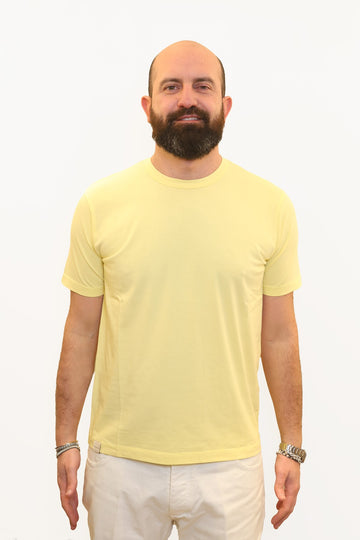WOOL & CO T-SHIRT SOFT TOUCH IN COTONE LIME