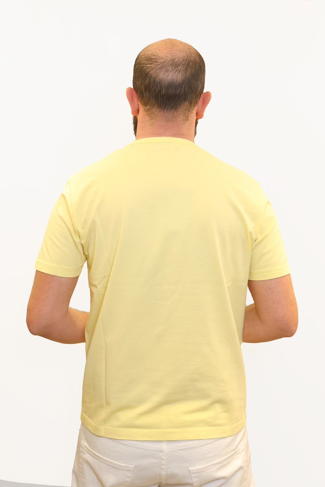WOOL & CO T-SHIRT SOFT TOUCH IN COTONE LIME