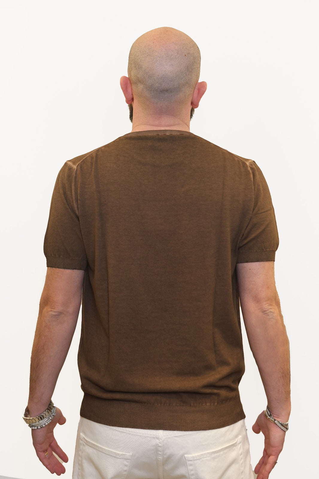 RETOIS T-SHIRT EFFETTO FADE IN CRĖPE DI COTONE