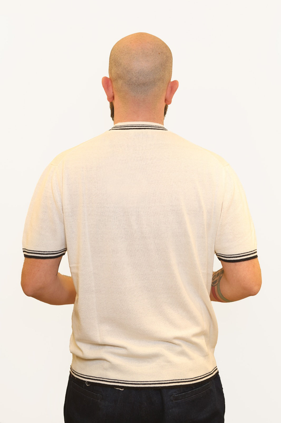 PAOLO PECORA T-SHIRT CON TASCHINO IN SETA BIANCO