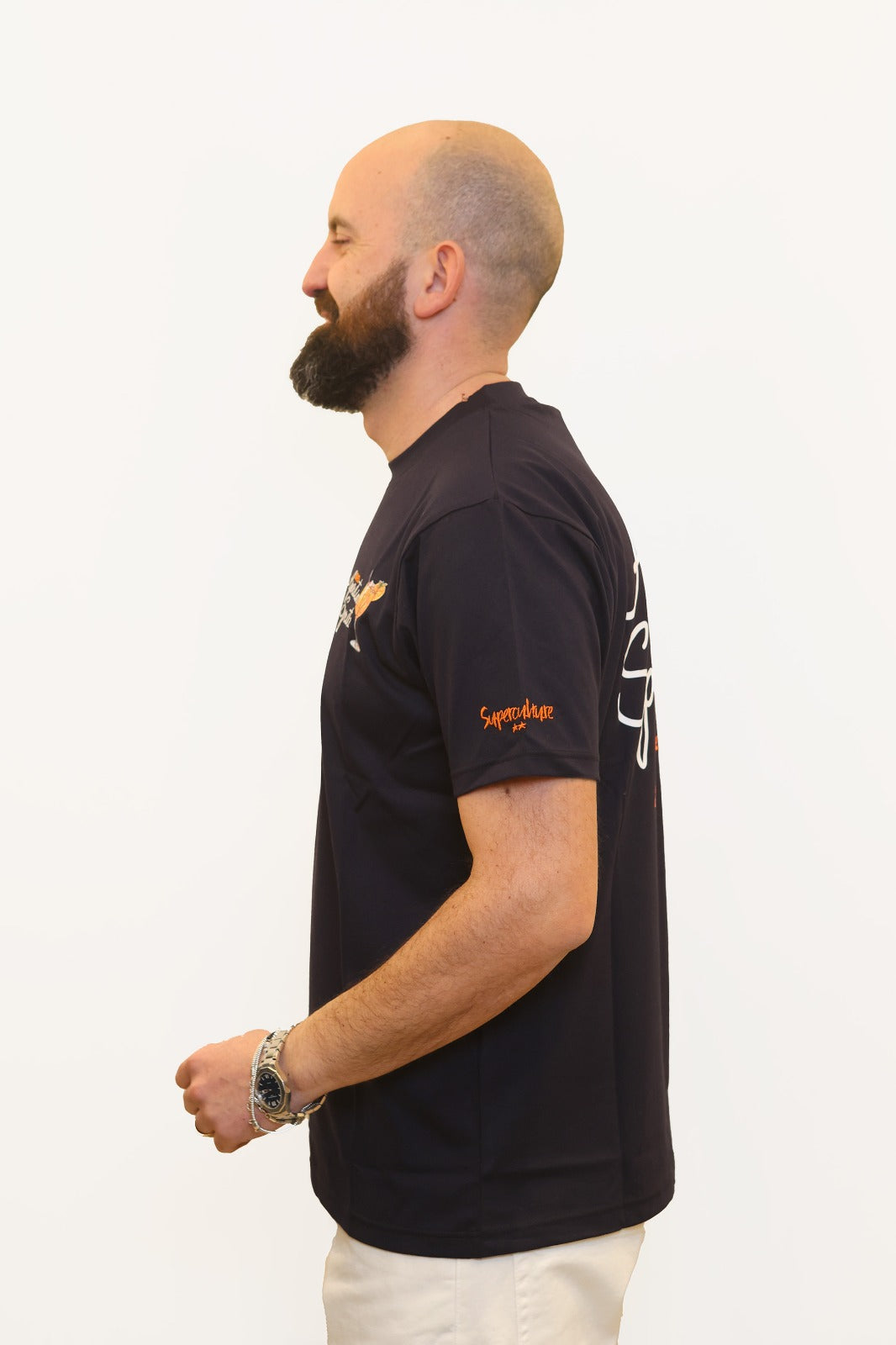 SUPERCULTURE                            T-SHIRT SUPER APERITIVO SPRITZ BLU NAVY