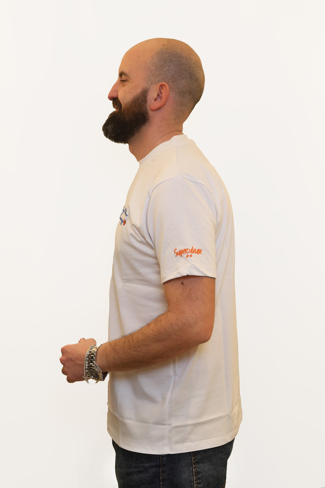SUPERCULTURE T-SHIRT OGNI MALEDETTO POMERIGGIO BIANCO