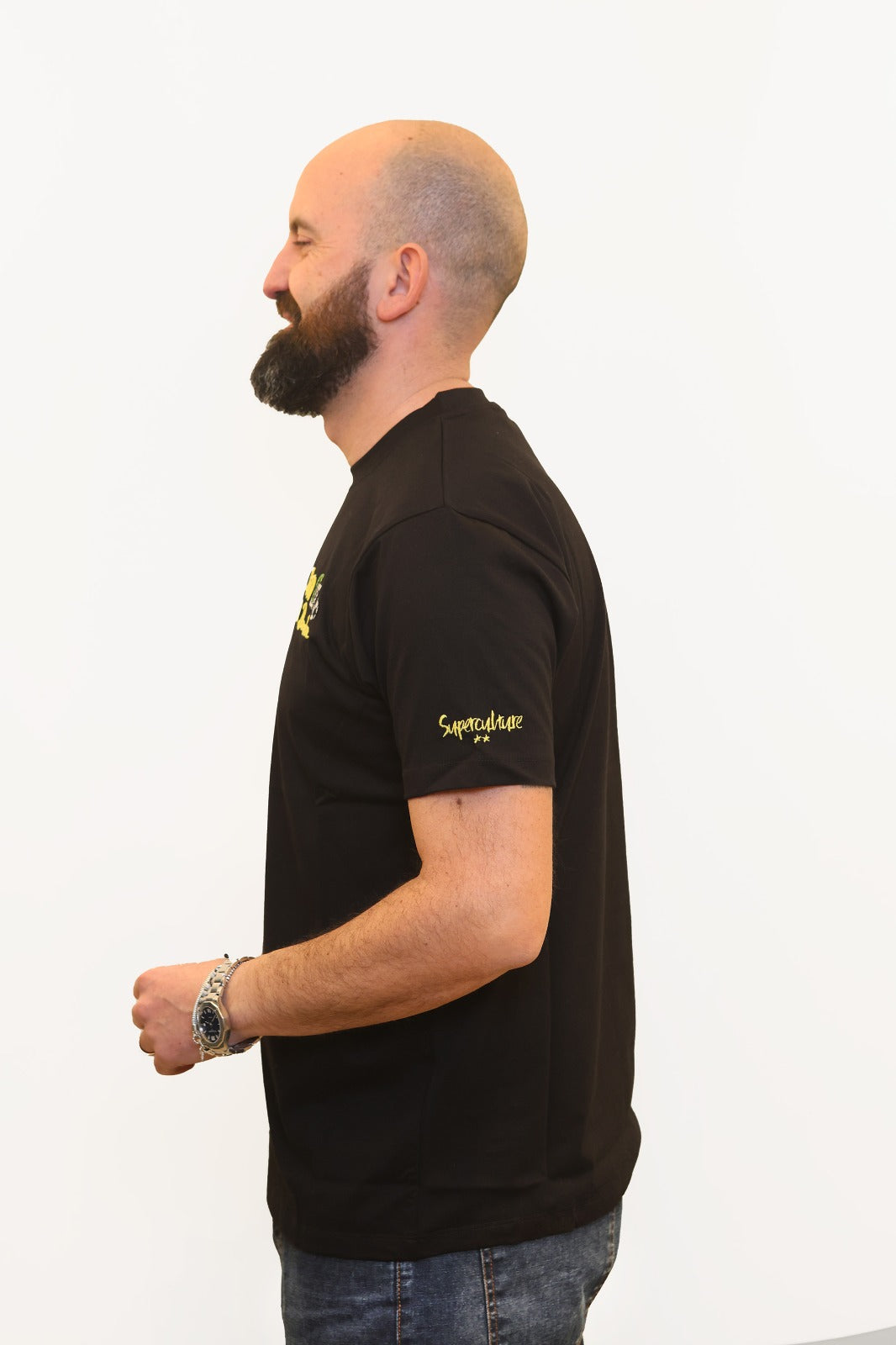 SUPERCULTURE T-SHIRT VITA DA B⚽️MBER NERO