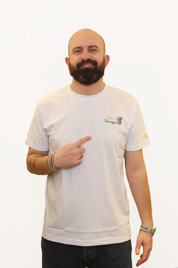 SUPERCULTURE T-SHIRT MOJITO & CHIRINGUITO BIANCO